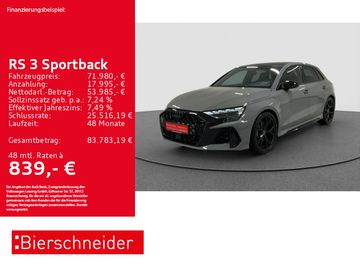 Audi RS3 Sportback NARDO 19 V-MAX MATRIX SCHALE PANO 