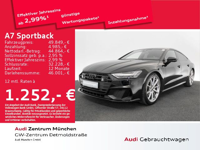 Audi A7 Sportback 40 TDI S tronic S line Virtual+/B&O