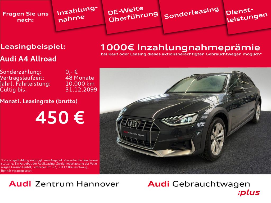 Audi A4 allroad quattro 40 TDI AHK LED Kamera virtual
