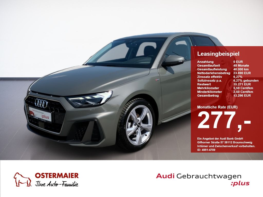 A1 Sportback S-LINE 25 TFSI S-TRONIC LED.ACC.VIR