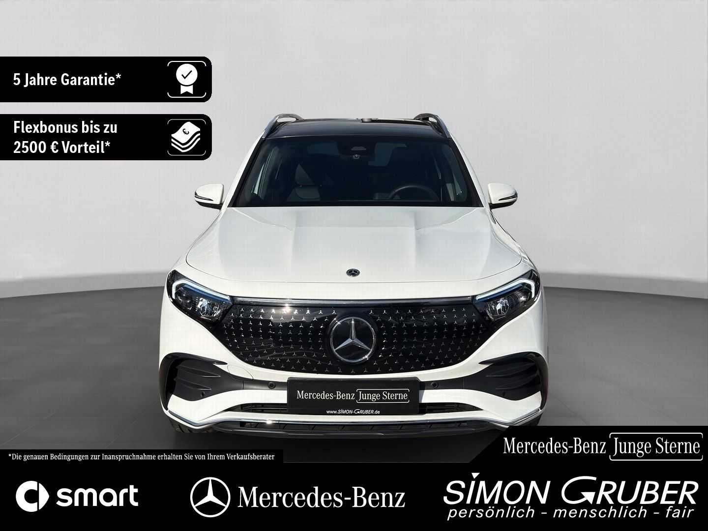 Fahrzeugabbildung Mercedes-Benz EQB 300 4M AMG Pano HUD Leder Distronic 7Sitze