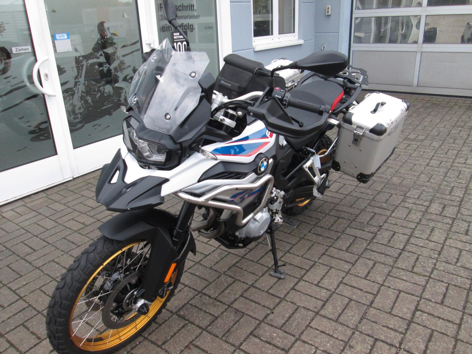 BMW F 850 GS Rally/Touratech Alukoffer/Tankrucksack