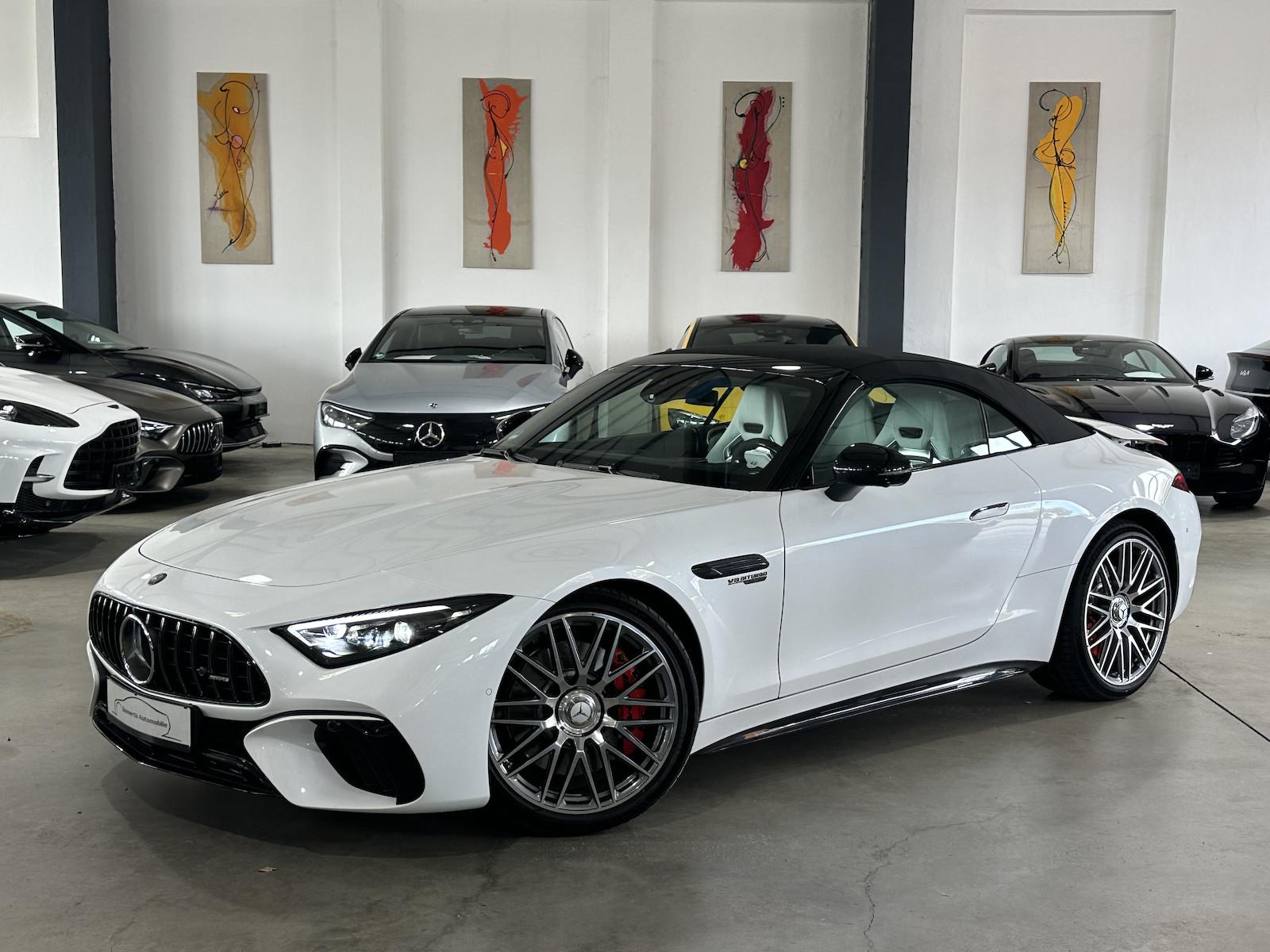 Mercedes-Benz SL 55 AMG 4M+/Leder Weiß/Perf-Sitz/HUD/´21/BUR/