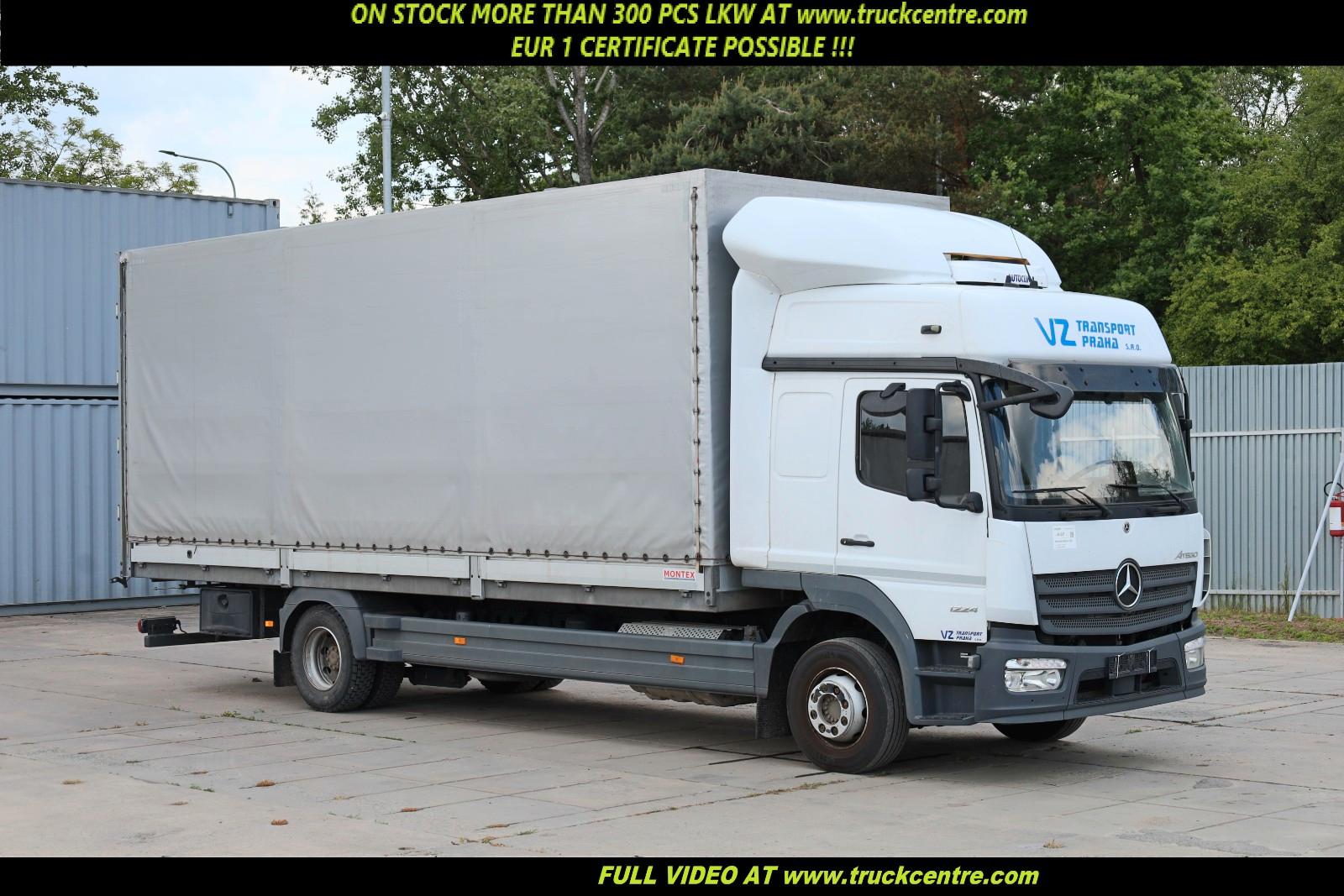 Mercedes-Benz ATEGO, EURO 6, 18 PALLETS, ALUMINIUM SIDED