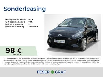 Hyundai Leasingangebot: Hyundai i10 SELECT KLIMA NAVI KAMERA CARPLAY USB LED-TFL