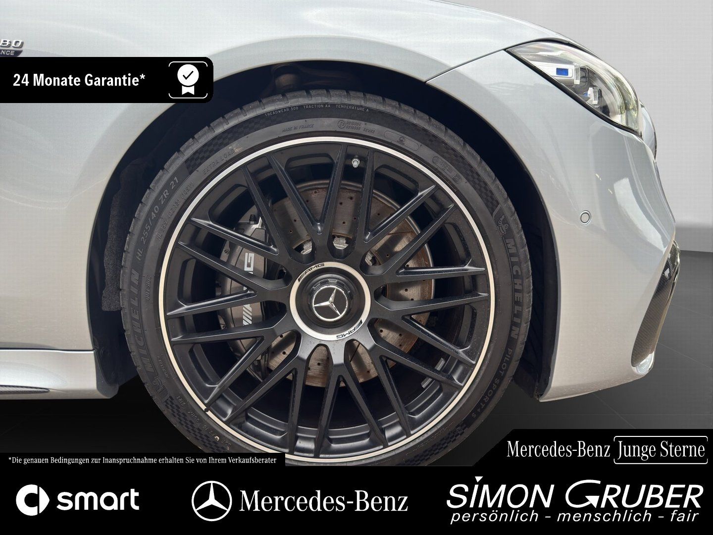 Fahrzeugabbildung Mercedes-Benz S 63 e Perfo L Chauffeur Carbon Burm4D Fondent.