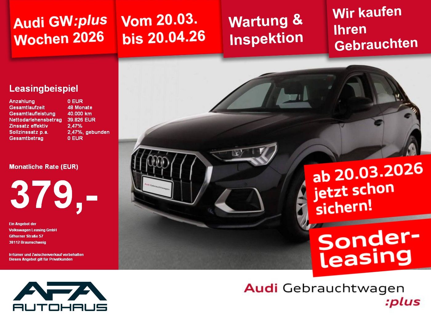 Audi Q3 35 TFSI advanced S tr. AHK*RFK*ACC*Leder*Navi