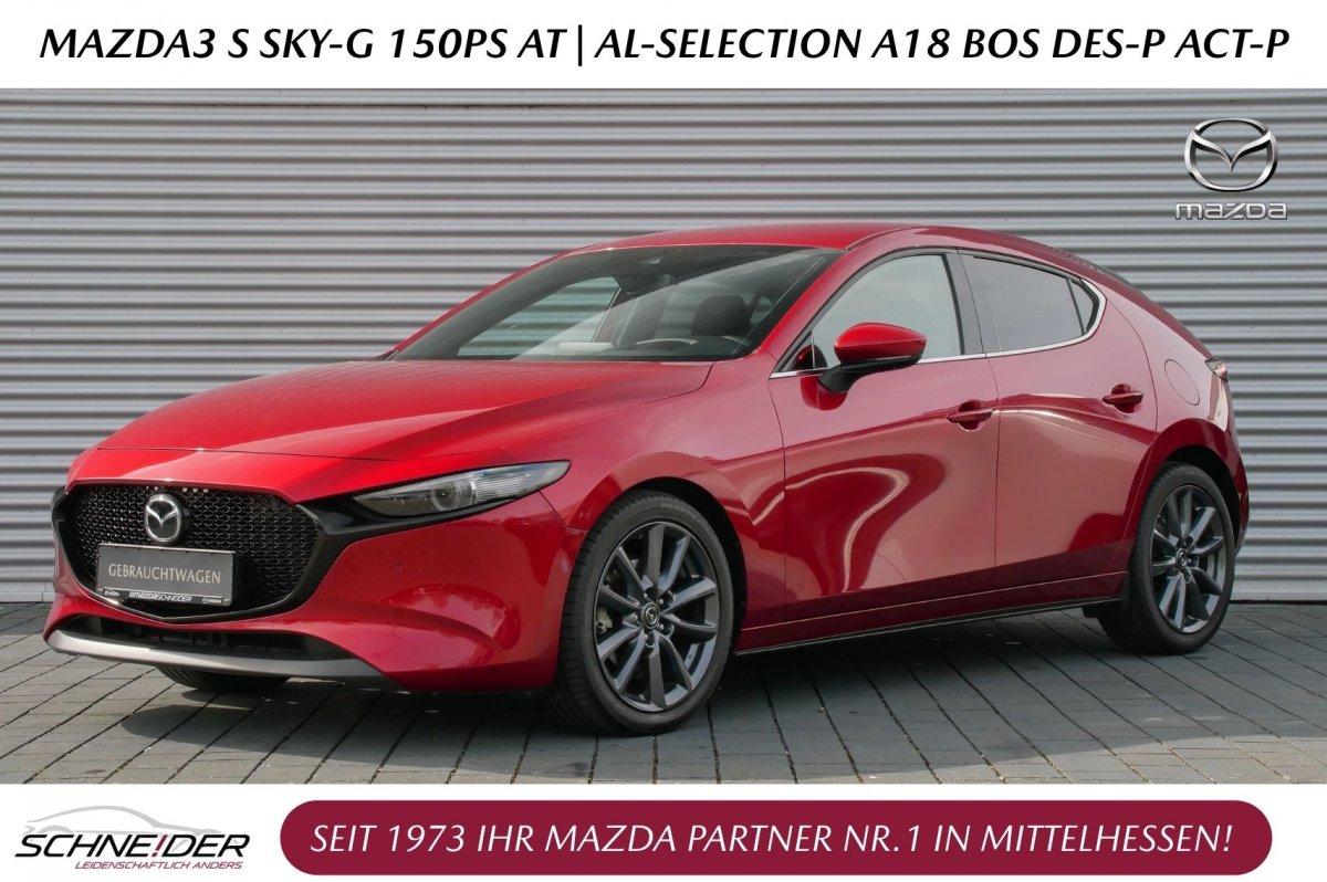 Mazda 3 e-SKY-G150 AT M-Hybrid Select.DES-ACT-BOSE