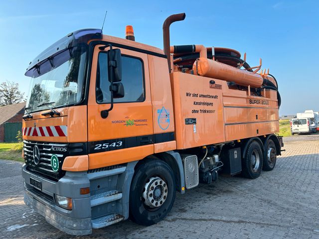 Mercedes-Benz Actros 2543 Kanalreinigung Typ Super 2000