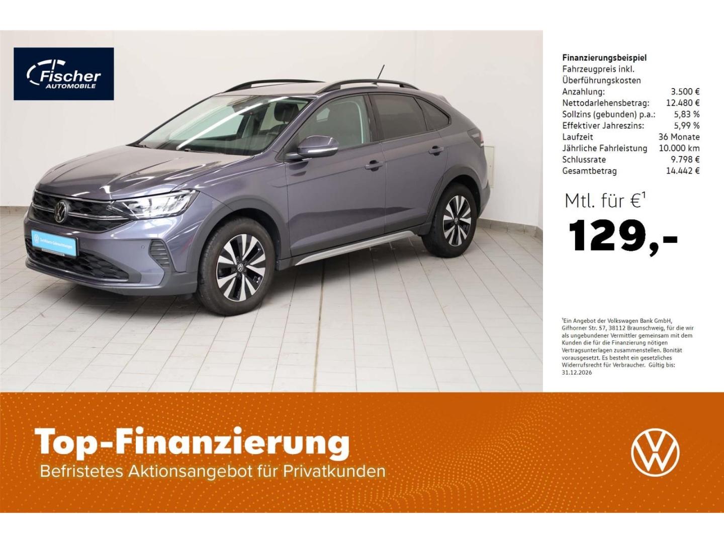 Volkswagen Taigo 1.0 TSI Life 5-Gg. LED/ACC/App-Connect/RFK