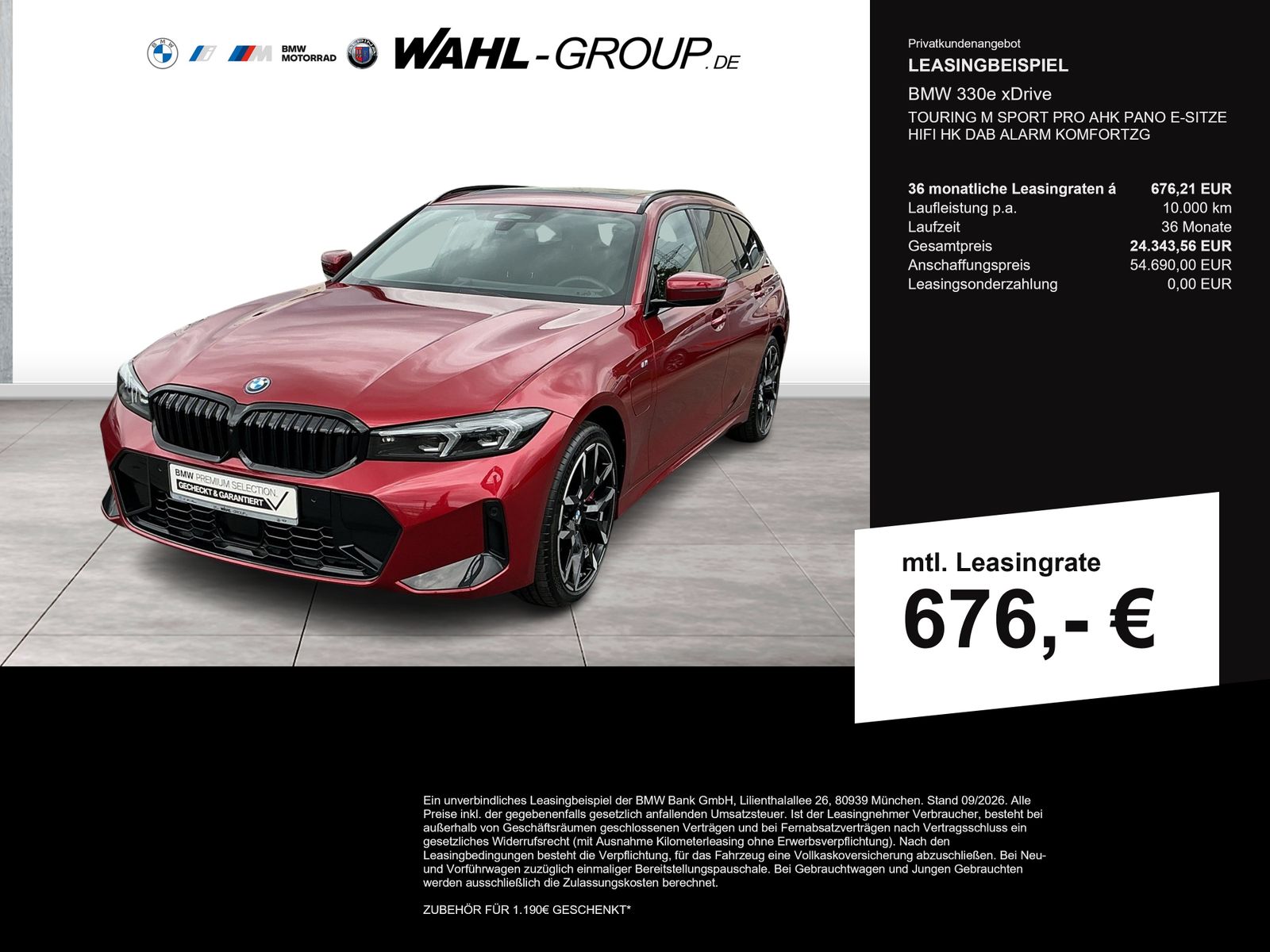 BMW 330e xDrive TOURING M SPORT PRO AHK PANO E-SITZE foto 1