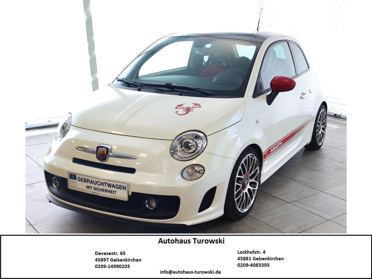 Fiat 500 Abarth Leder Navi Schiebedach  1.Hand Xenon 