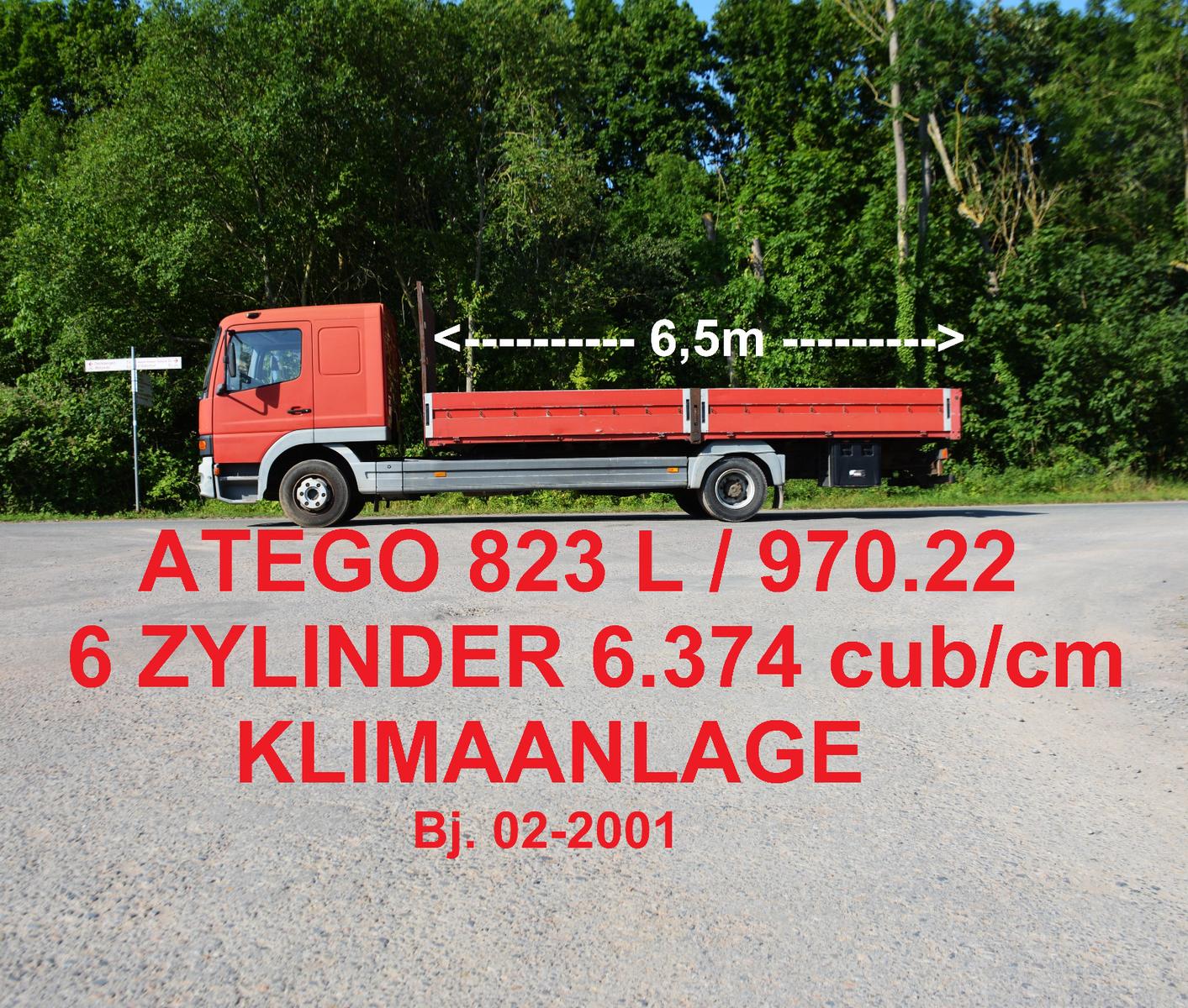 Mercedes-Benz ATEGO 823 970.22 6 ZYLINDER SCHLAFKABINE KLIMA
