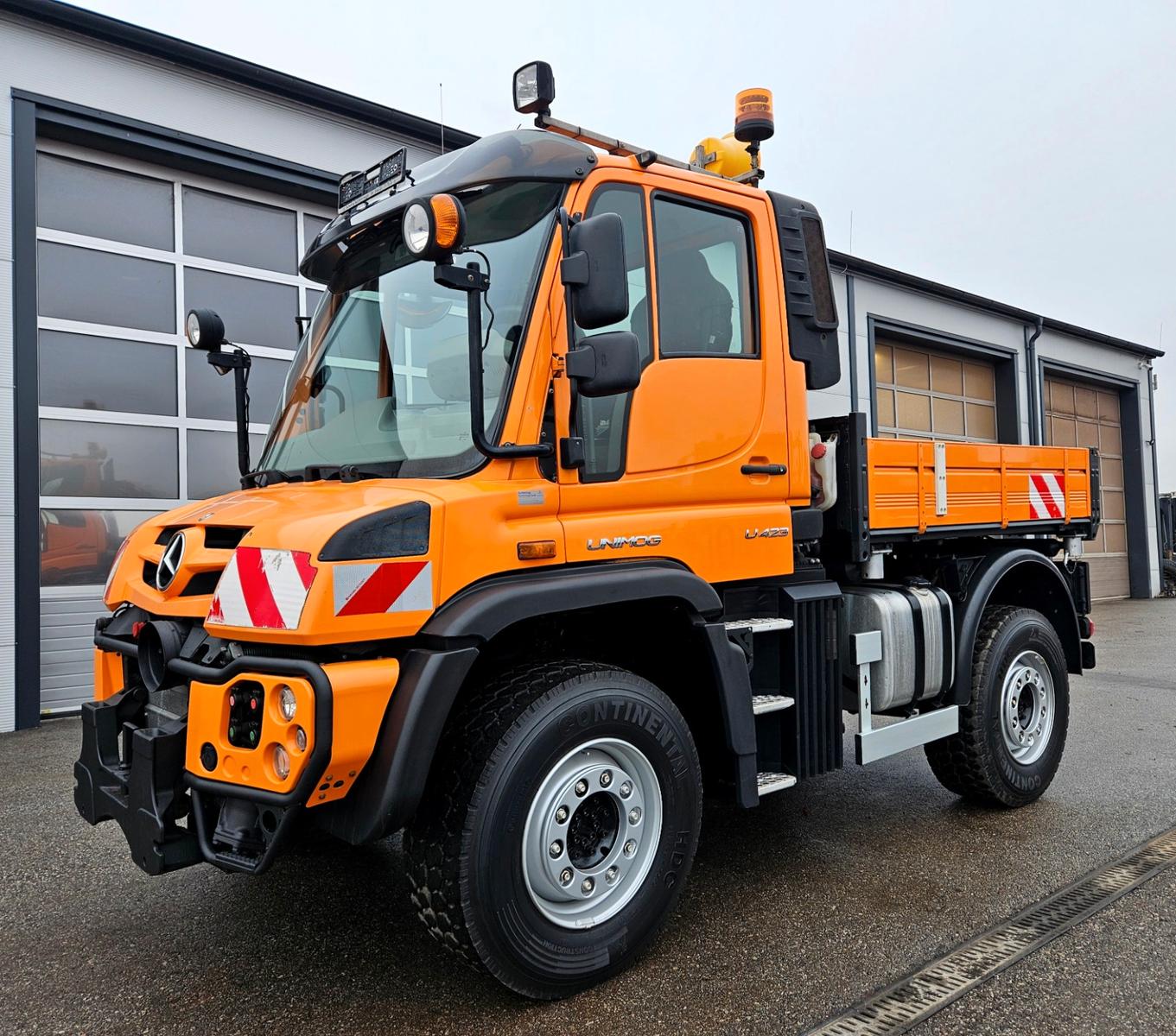 Unimog U423 UGE Euro6 Hydrostat Schmidt Stratos