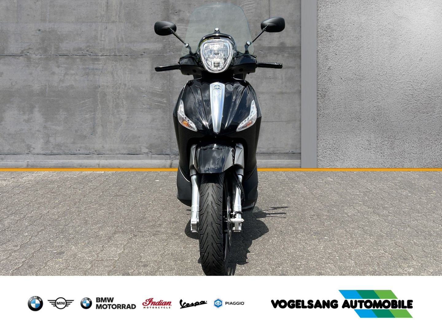 Fahrzeugabbildung Piaggio Beverly 350 Sport, Topcase mit Polster, Windschu