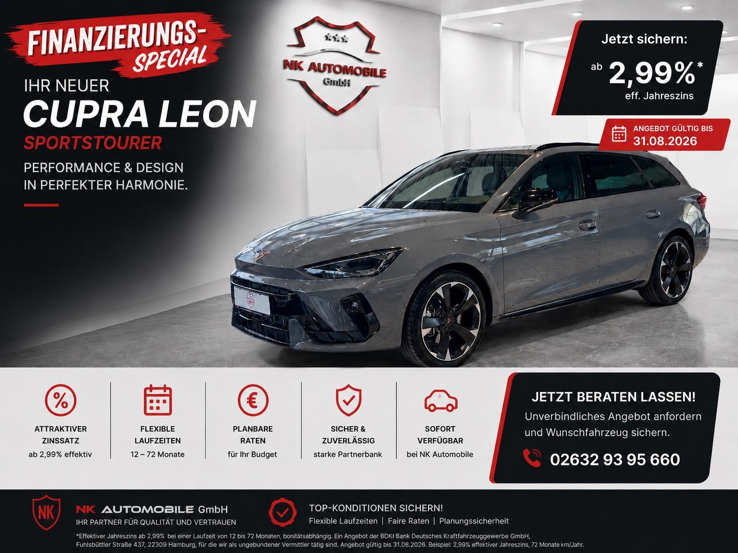 Cupra Leon SP 2.0 TDI*MATRIX*AHK*NAVI*SENNHEISER*CAM