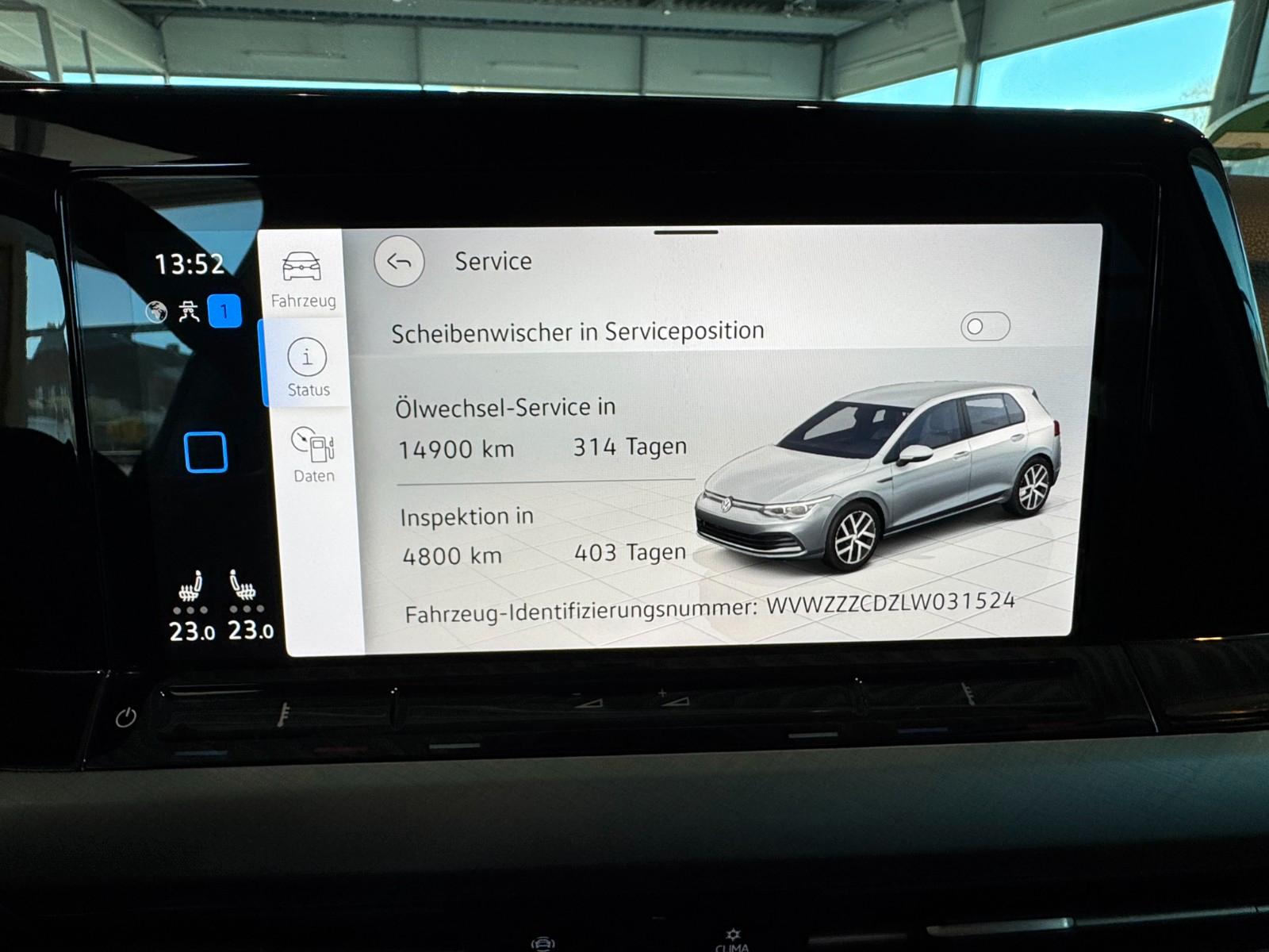 Volkswagen Golf VIII Lim. Life IQ AHK LED ACC STAND.H, миниатюра 18
