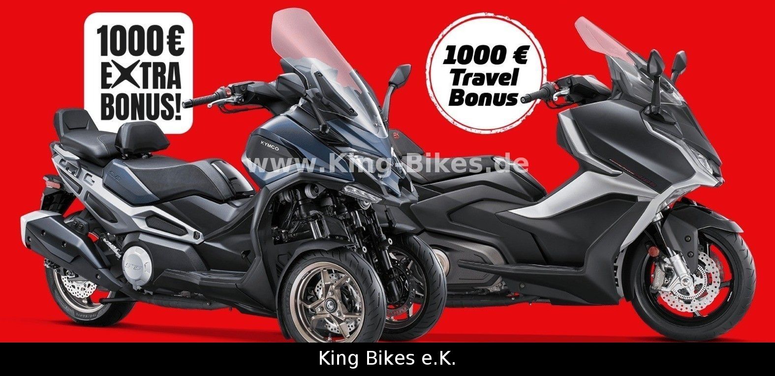 Fahrzeugabbildung Kymco CV3 575i ABS - Inkl. 3 Jahre Garantie - 2026er