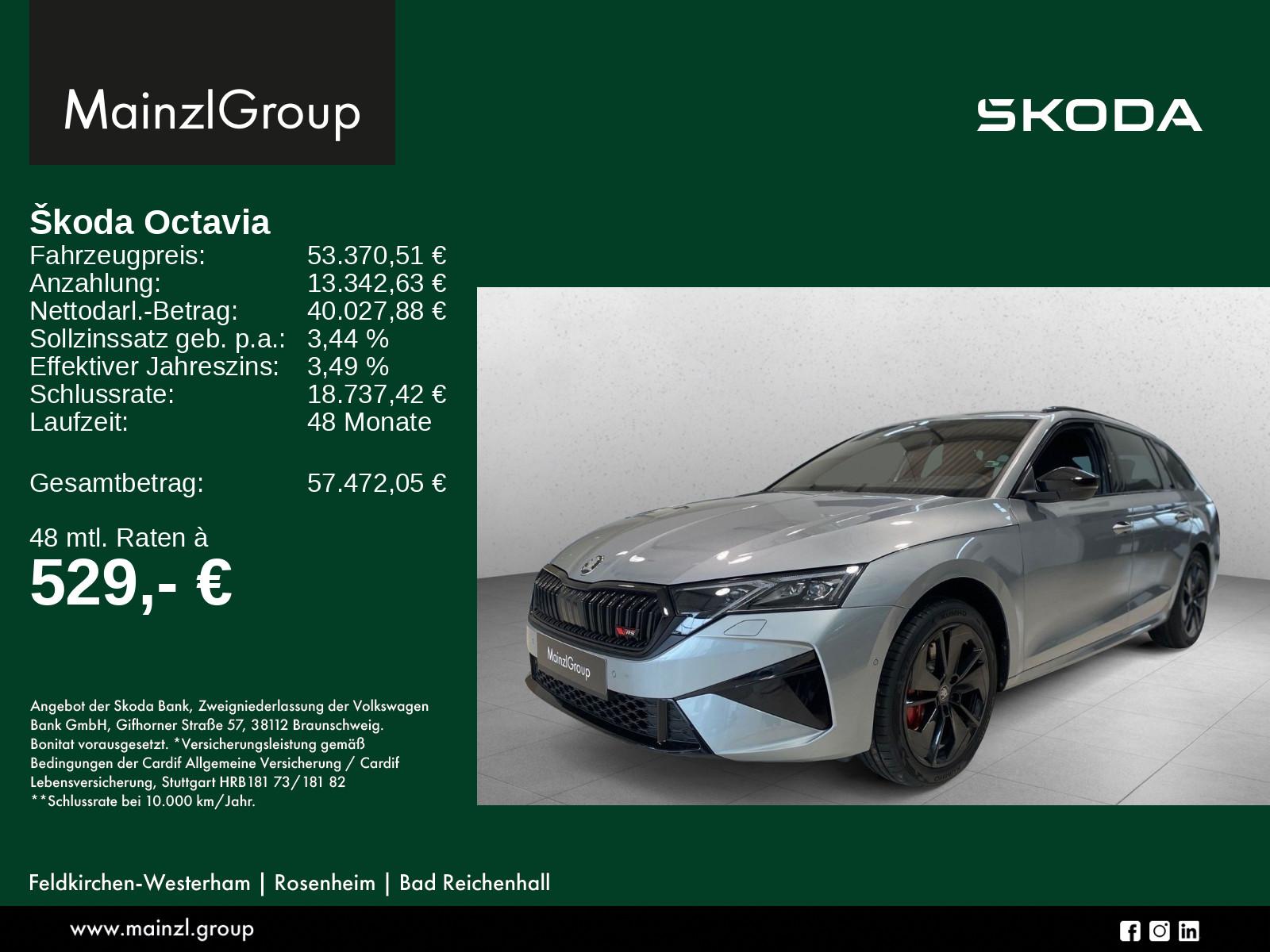 Skoda Octavia Combi RS 2,0 TSI 195 kW 7-Gang-DSG