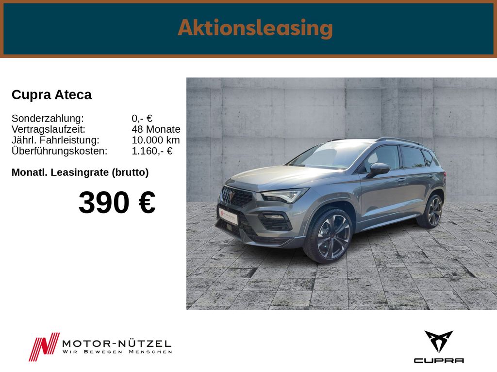 Cupra Ateca 150PS/ DSG/ PANO/ BEATS/ AHK/ TopView/ SHZ