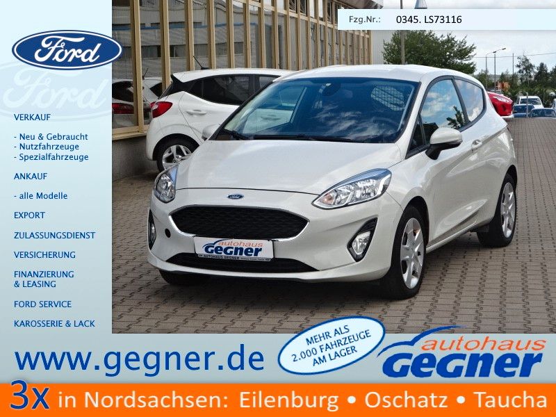 Vorderansicht des FORD Fiesta Van 75PS Titanium LKW Navi Klima