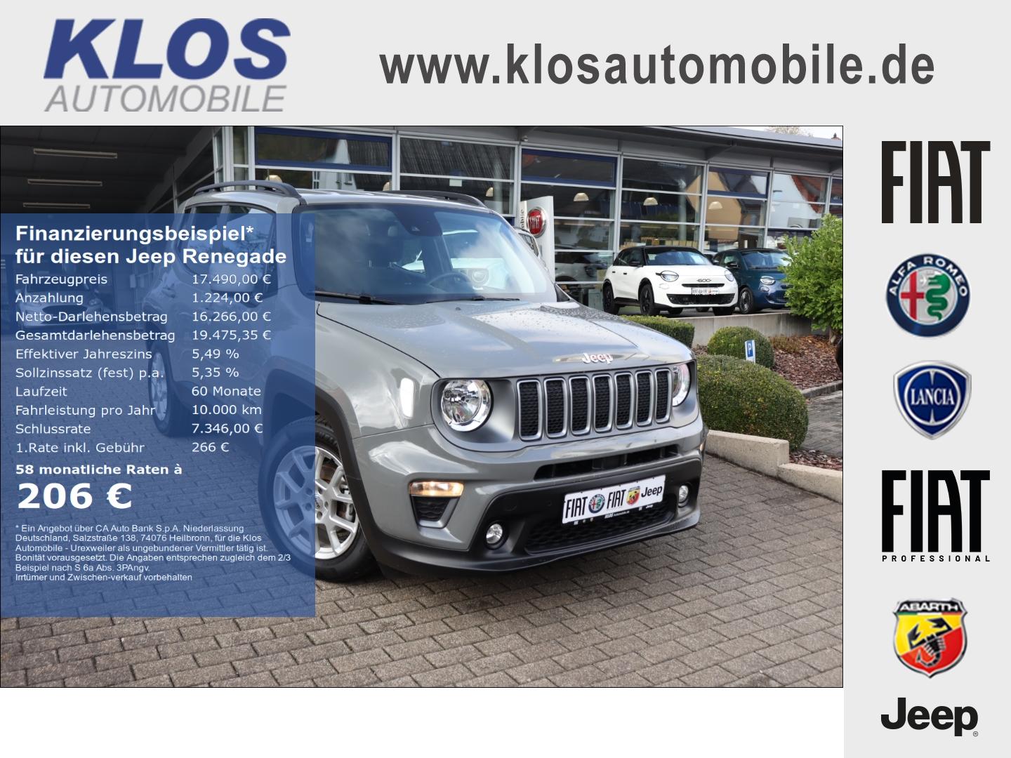 Jeep Renegade LIMITED 1.0 T-GDI 4x2 CARPLAY WINTERPAK