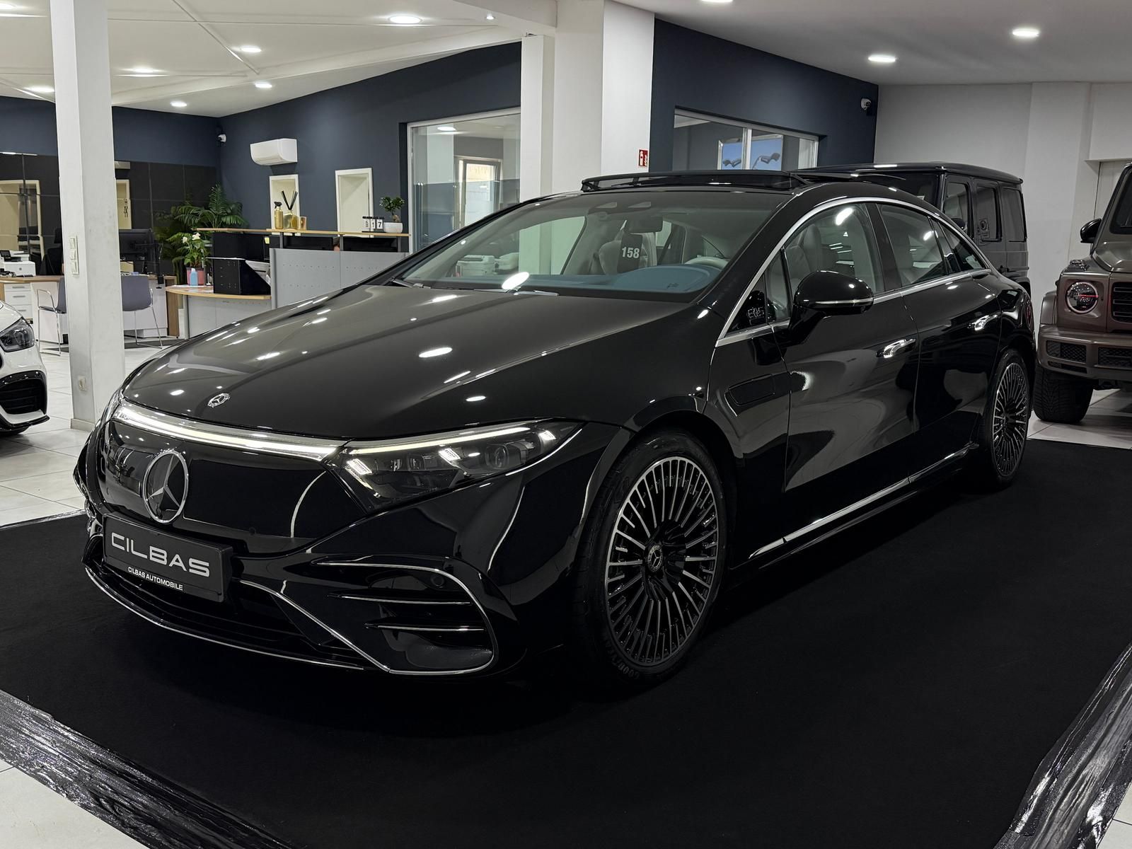 Mercedes-Benz EQS 580 4M AMG Edition 1 LEDER BEIGE HYPER HUD foto 2