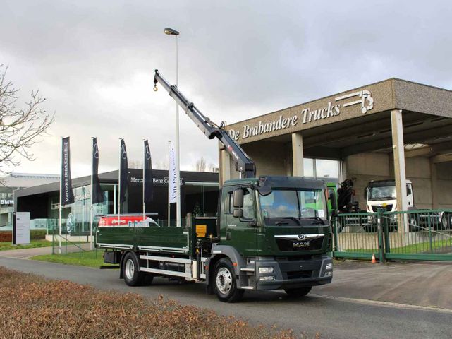 MAN TGM 18.340 4x2 open laadbak + HIAB kraan met