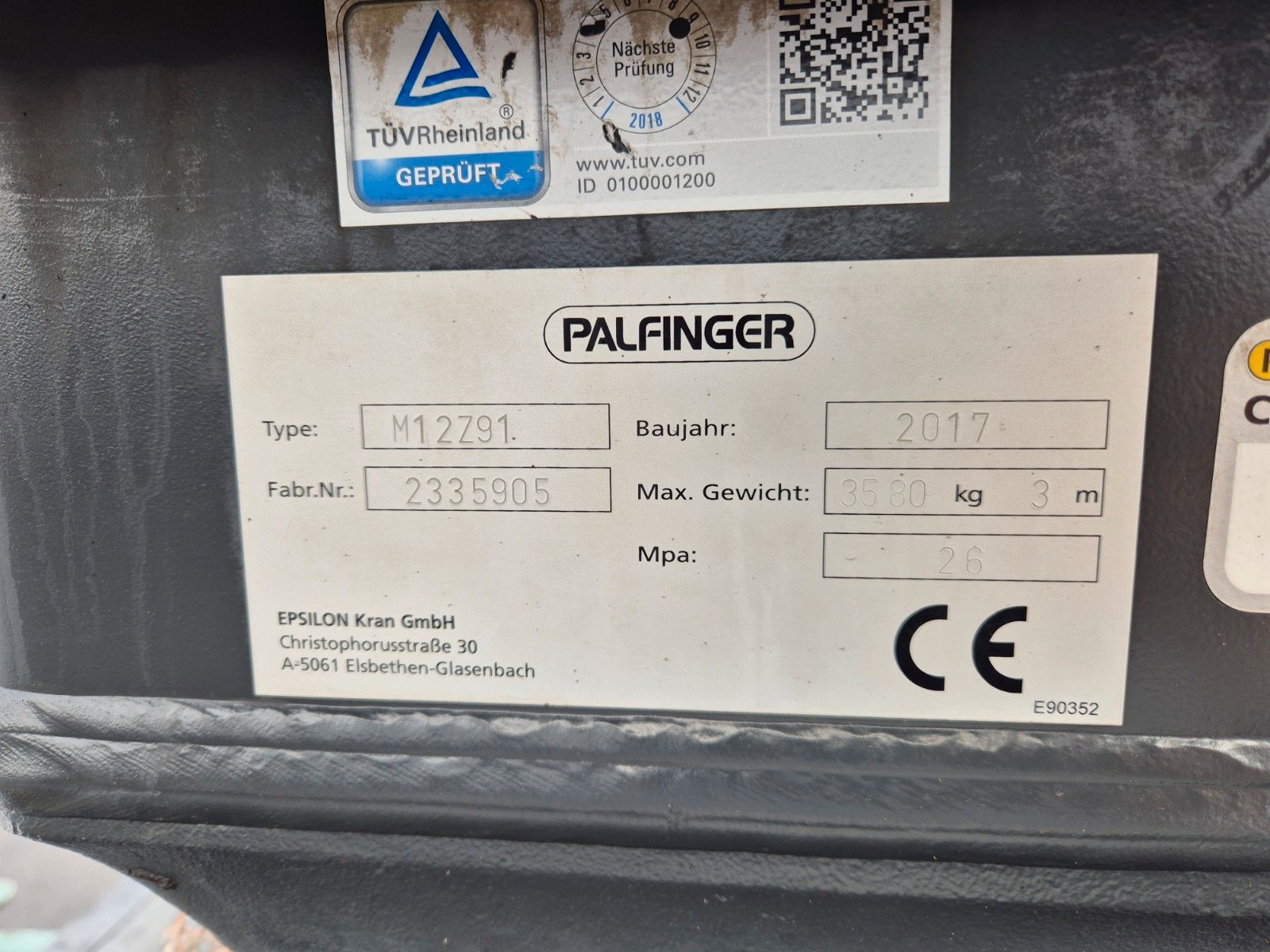 Fahrzeugabbildung DAF XF 460 6x4 Epsilon M12Z91