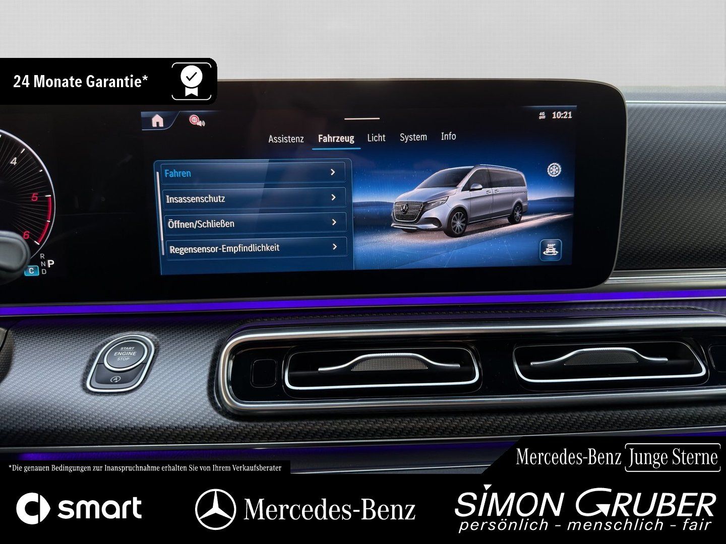 Fahrzeugabbildung Mercedes-Benz V 220 d Lang Style AMG 7Sitze Burmester elTüren