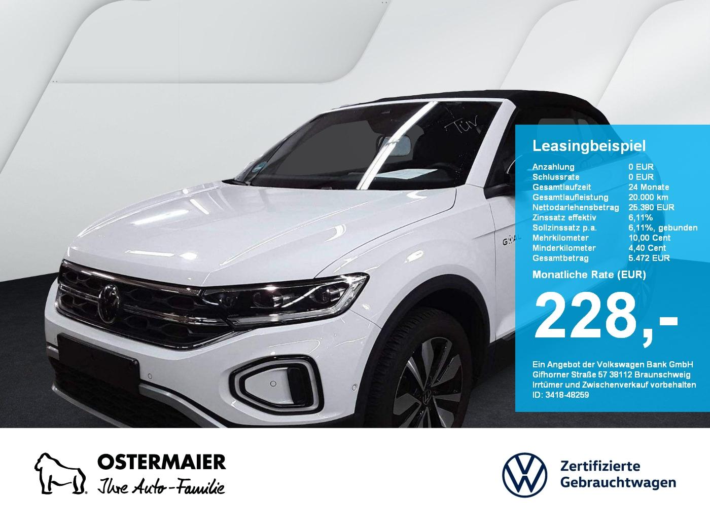 Volkswagen T-Roc Cabriolet GOAL 1.0TSI 116PS ACC.KAMERA.NAV