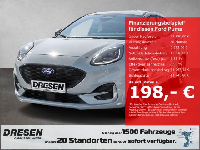 Ford Puma ST-Line 1.0 LED-Licht/Navi/Rückfahrkamera/K