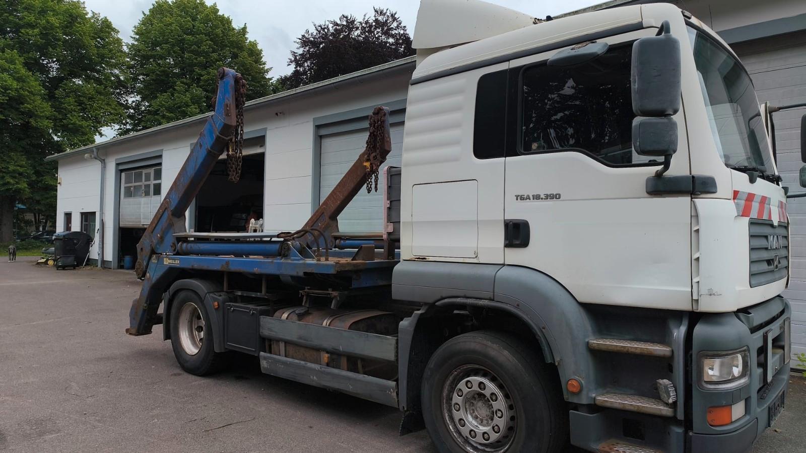 MAN TGA 18.350 MEILLER Absetzkipper Schaltgetriebe