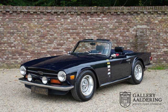 Triumph TR6 Overdrive Restored condition, leather seats