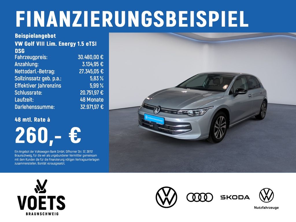 Golf VIII Lim. Energy 1.5 eTSI DSG RearView+App-