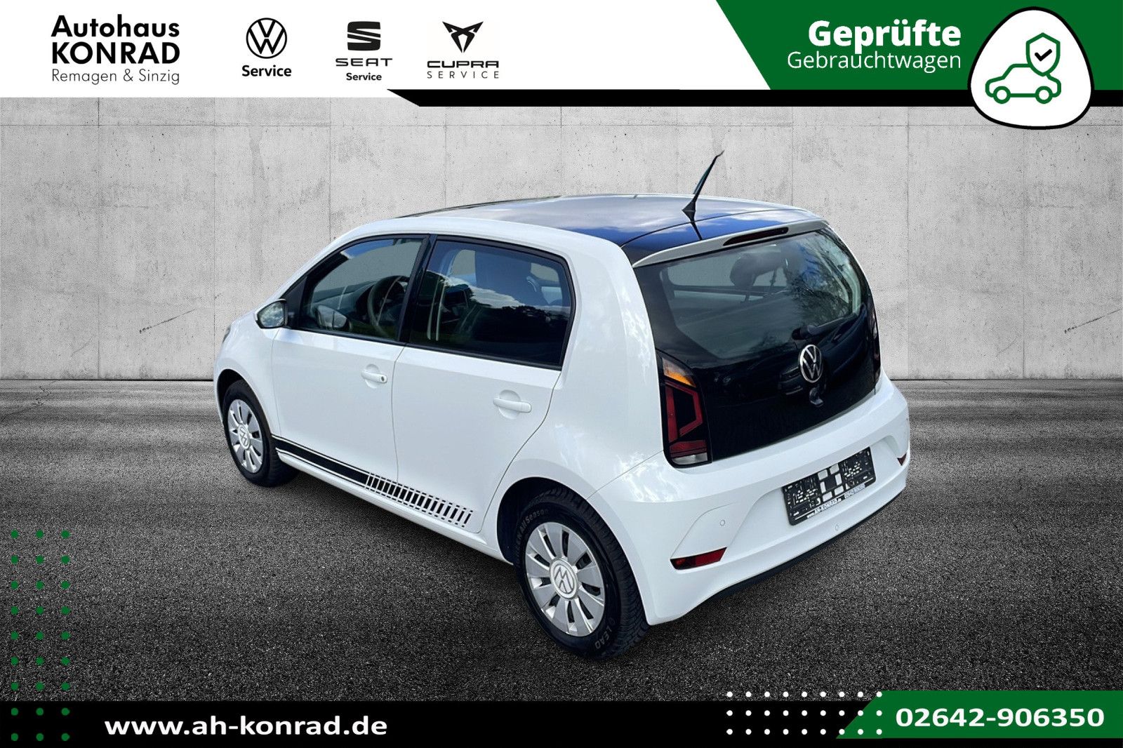 Fahrzeugabbildung Volkswagen up! Kamera-Sitzheizung-Bluetooth