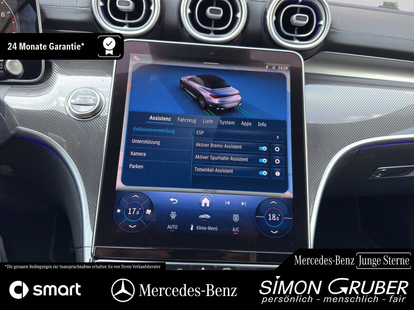 Fahrzeugabbildung Mercedes-Benz CLE 200 Cabrio AMG Ambi+ KeyGo Memo 19Zoll