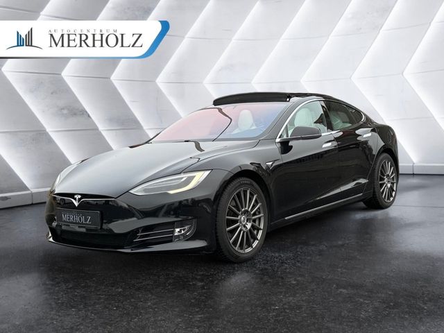 Tesla Model S 75 PANORAMA+KAMERA+LED+*WHITE-INTERIOR*