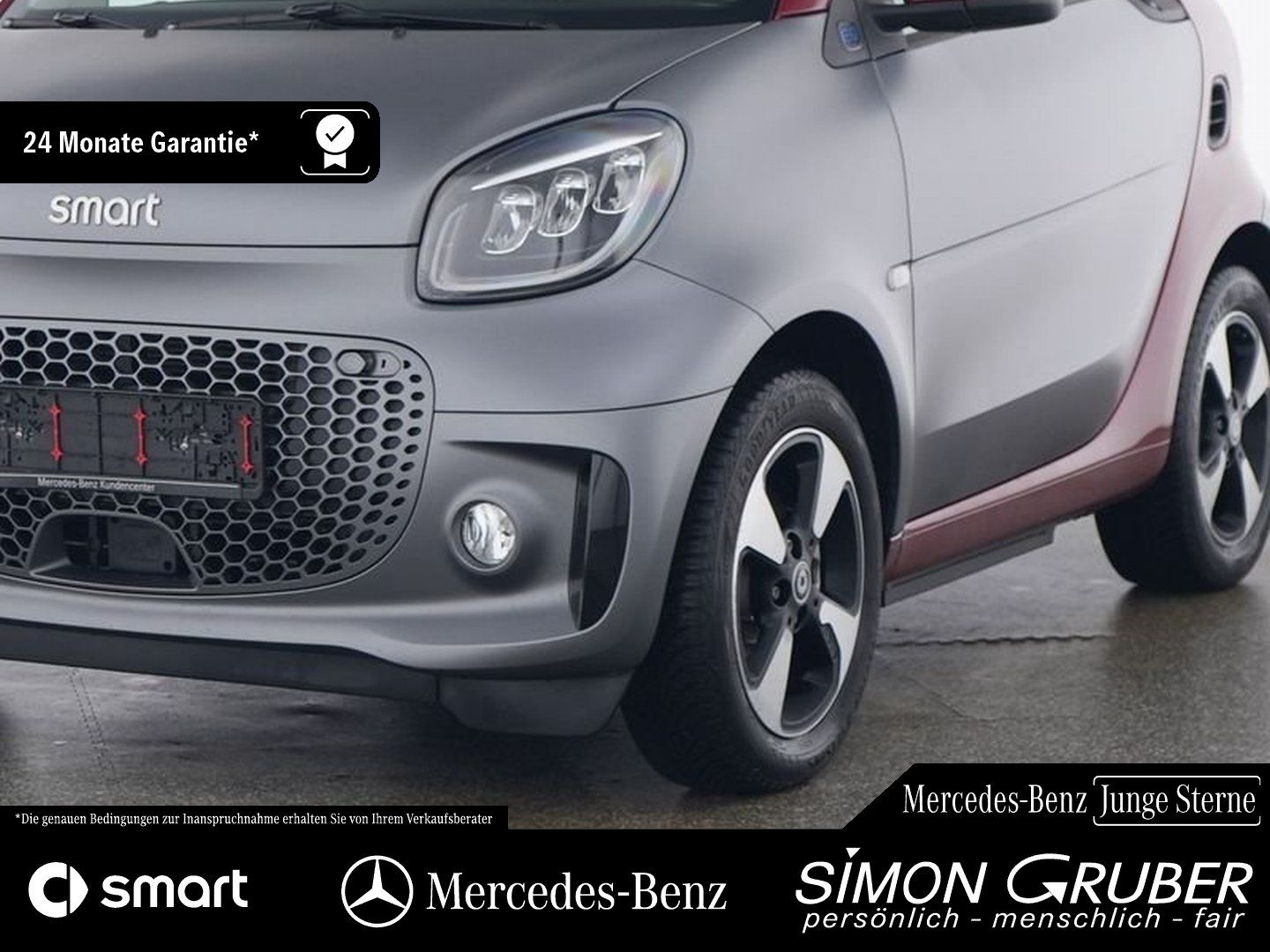 Fahrzeugabbildung Smart fortwo EQ Cabrio Exclusive Winter 22kw Voll-Led