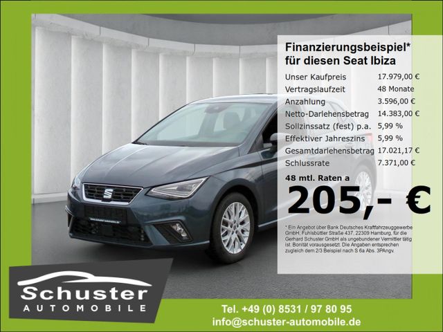 Seat Ibiza FR 1.0TSI*LED ACC R-Kam Navi digCockp SHZ