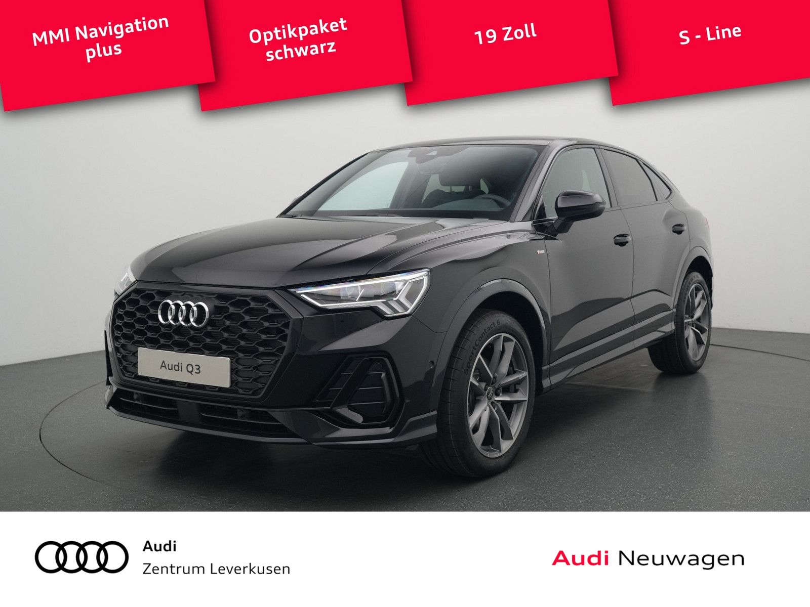 Audi Q3 Sportback S line PANO AHK LED KAM ACC PDC SHZ