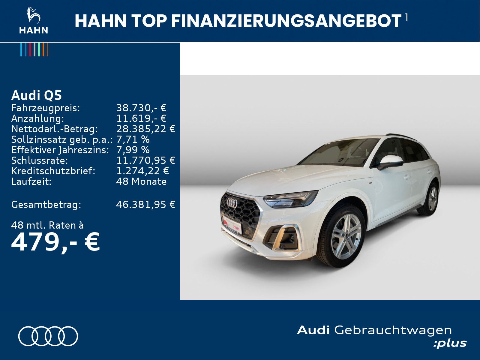 Audi Q5 50TFSIe quattro S-trnc S-line AHK Privacy CAM imagem 2