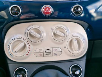 Fiat 500 Cabrio- 7" DAB Radio-Verdeck Elfenbein