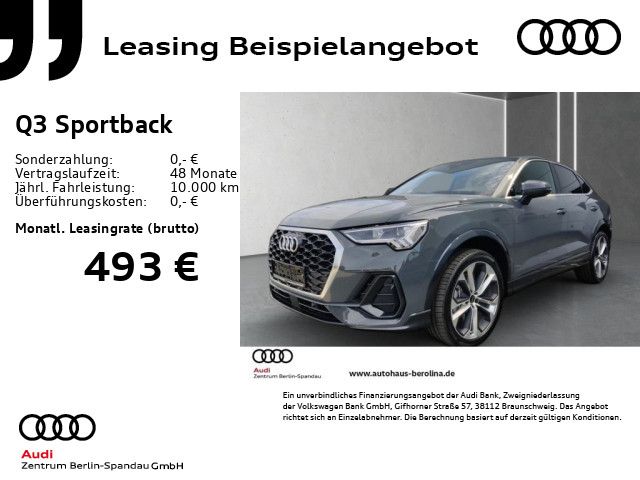 AUDI Q3 Sportback 40 TFSI qu. S line int. S tronic