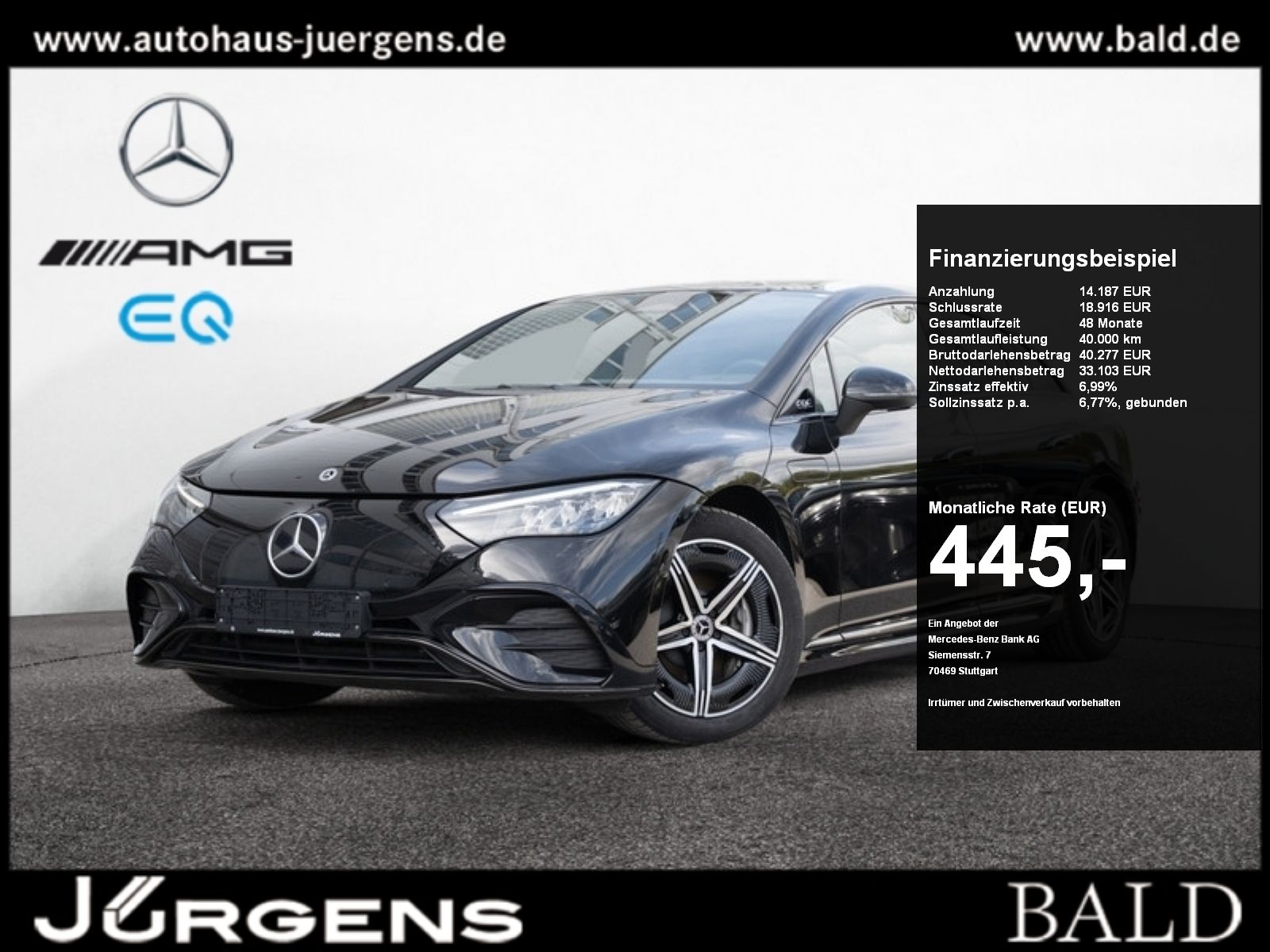 Mercedes-Benz EQE 350 AMG-Sport Pano Night Distr Memo Totw