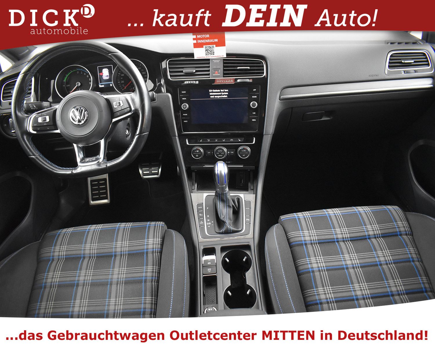 Fahrzeugabbildung Volkswagen Golf 1.4 TSI DSG GTE NAVI+SHZ+LED+KAMERA+ACC+PDC