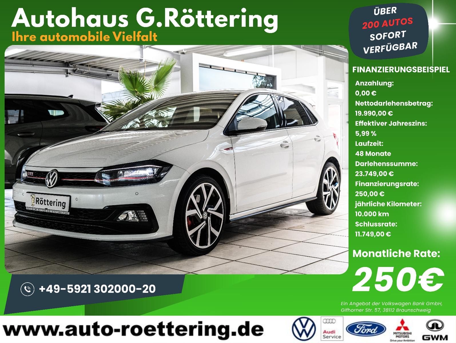 Volkswagen Polo VI GTI+LED+NAVI+SHZ+SCHALTGETRIEBE+PDC