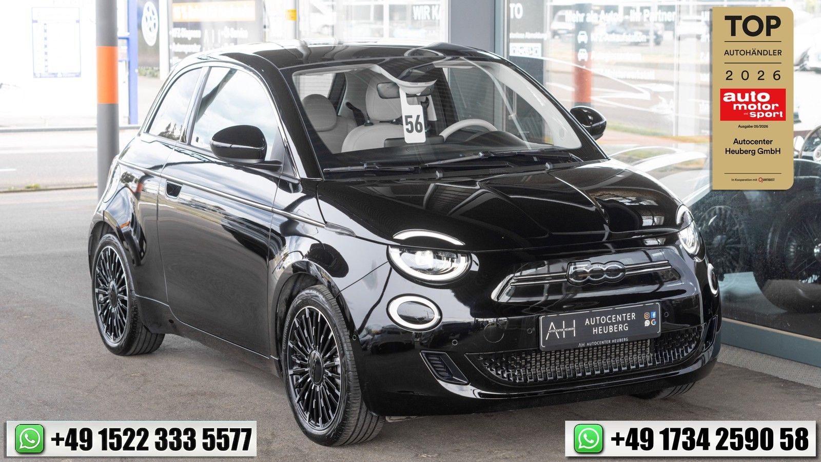 Fiat 500e *KAM*ACC*NAVI*LEDER*PANO*SHZ*