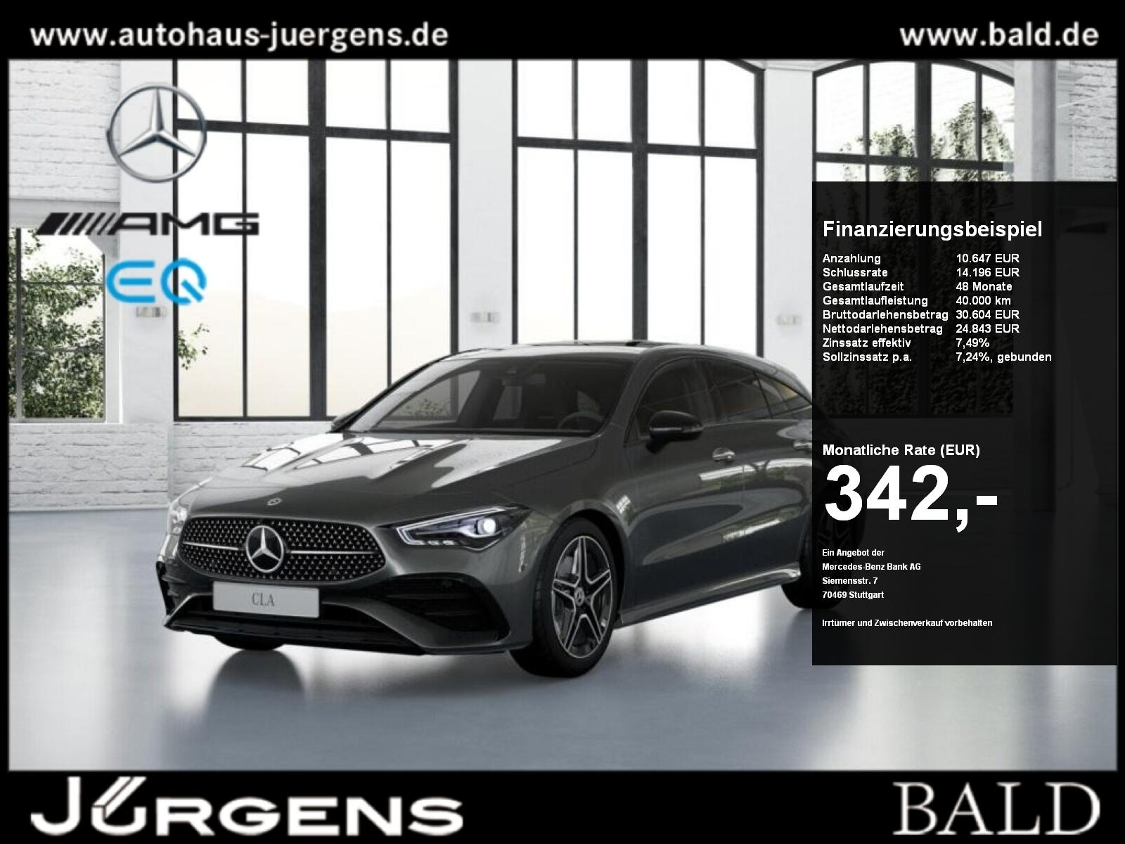 Mercedes-Benz CLA 200 SB AMG-Sport/LED/Cam/Pano/Burm/AHK/Night