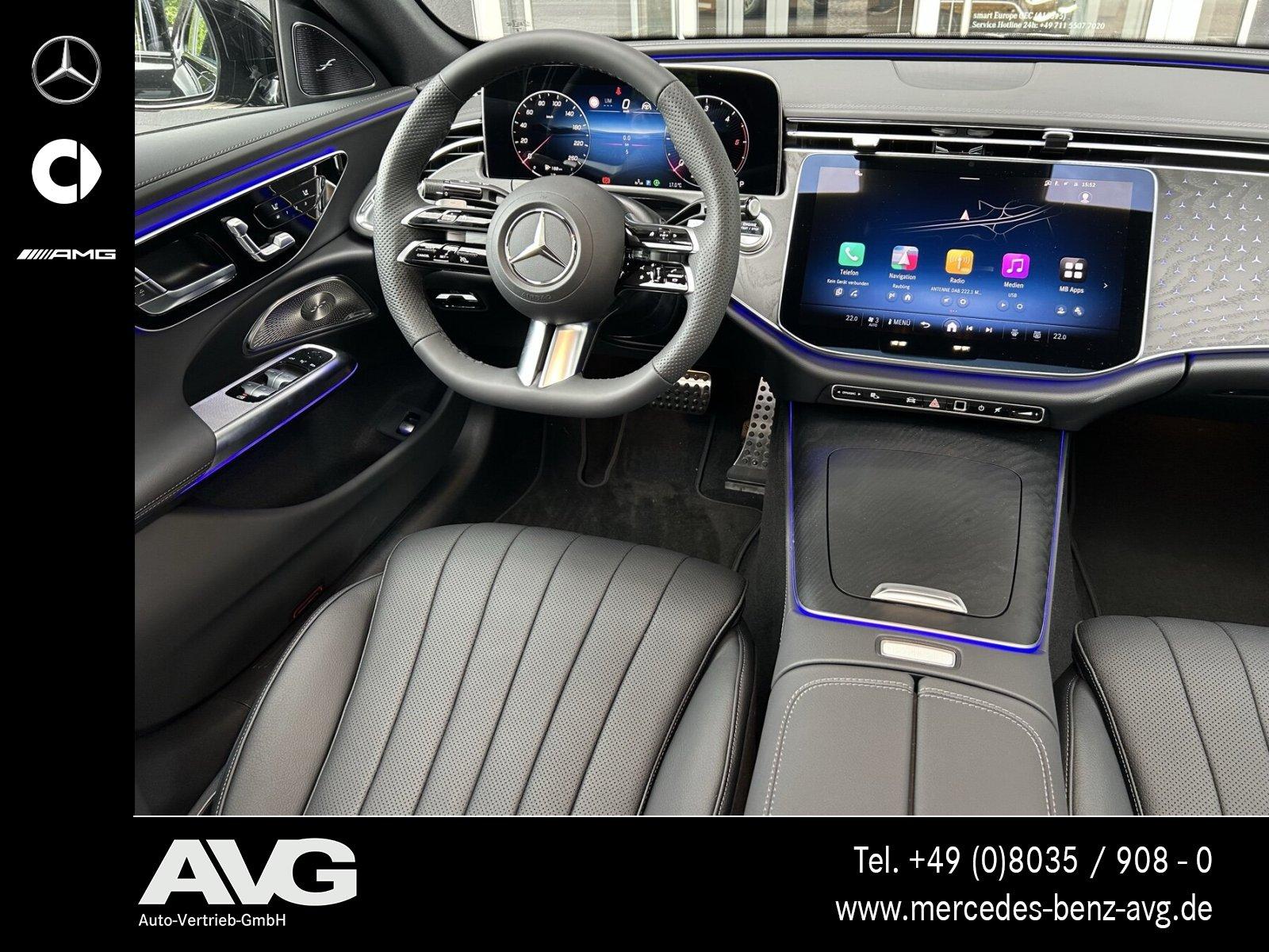Mercedes-Benz E 220 d AMG Night Edition Burmester® Pano 360°